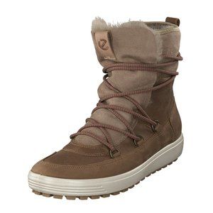 Ecco winter lace up boots SOFT 7 LUG L NAVAJO BROWN/MOON ROCK